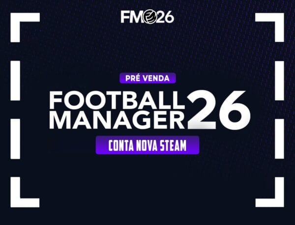 Football Manager 2026 – Conta Nova Steam (Pré-Venda Oficial)