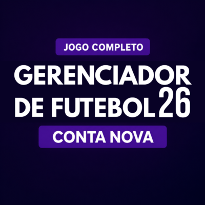 Gerenciador de Futebol 26 - Conta Nova Steam