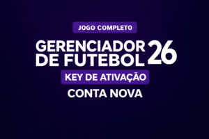 Conta Nova Steam + Editor – Gerenciador de Futebol 26