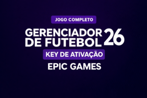 Gerenciador de Futebol 26 – Key Original EPIC Games (Brasil)