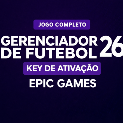 Gerenciador de Futebol 26 – Key Original EPIC Games (Brasil)